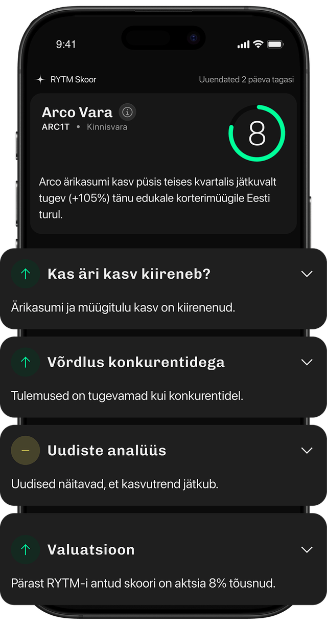 RYTM eraldab signaali mürast